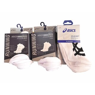 Asics 1000er Serie Viertelsocken, 2er Pack weiß - 321742