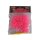 Loom Bänder rosa, 200 Stück + 12 Clips