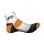 More Mile Laufsocke London weiß-orange, Viertelsocken