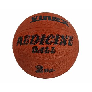 Medizinball aus Gummi, 2 kg