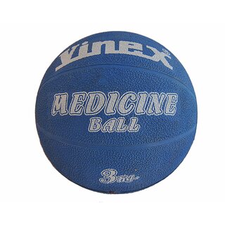 Medizinball aus Gummi, 3 kg