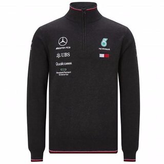 Mercedes-AMG Petronas Motorsport Mens 2019 F1 Strick-Pullover, grau