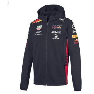 Aston Martin Red Bull Racing RBR - Herren Team Kapuzen Sweater Jacke 2020
