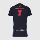 Red Bull Mark Verstappen Fahrer T-Shirt Navy Damen TF5887