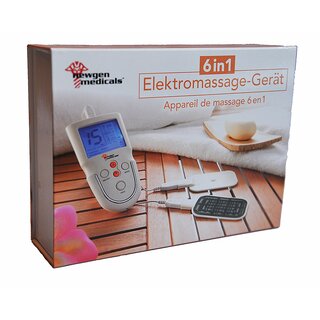 newgen medicals 6in1-Elektro-Massagegerät mit Infrarot-Tiefenwärme