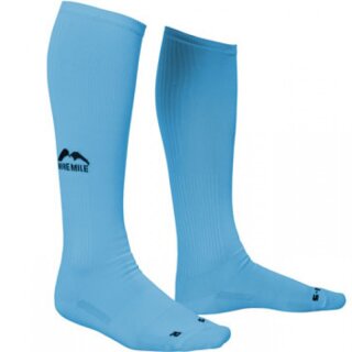 More Mile lange Kompressions-Socken California hellblau