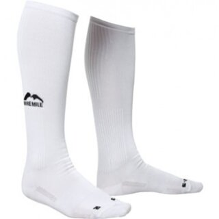 More Mile lange Kompressions-Socken California weiß