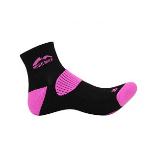 More Mile Laufsocke London pink, Viertelsocken