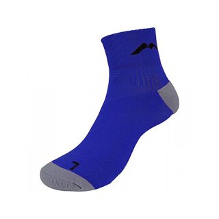 More Mile Laufsocke Vegas blau. Viertelsocken