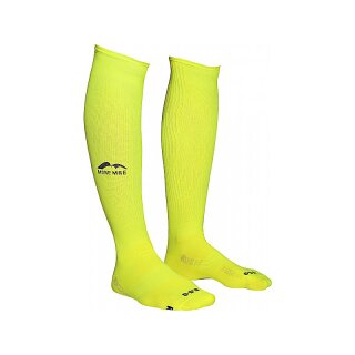More Mile lange Kompressions-Socken California neon gelb