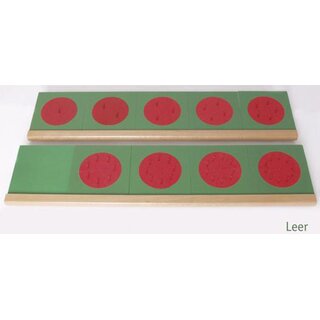 Ständer aus Holz für Bruchrechenkreise - Montessori