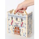 Spielkoffer Burg aus Holz