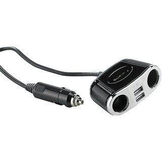 Revolt Kfz-Verteiler mit 2x 12/24V- und 2x  USB mit Kabel