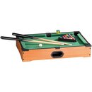 Playtastic Mini-Billardtisch mit 2 Queues & 16 Kugeln
