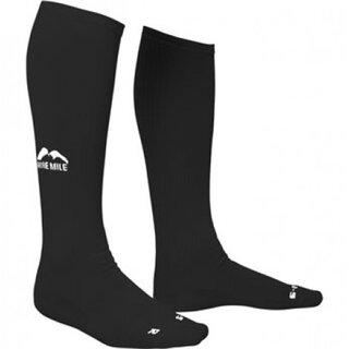More Mile lange Kompressions-Socken California schwarz