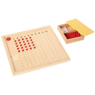 Kleines Multiplikationsbrett - Montessori
