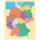 Puzzlekarte Deutschland - Montessori