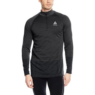 Odlo Midlayer Halfzip seamless QUAGG schwarz - 349102-10374