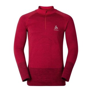 Odlo Midlayer Halfzip seamless QUAGG rot - 349102-30274