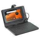Touchlet 2in1 Schutztasche mit Tastatur für...