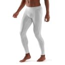 SKINS Dnamic Long Tights White Men