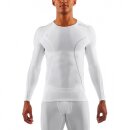 SKINS Dnamic Top Long Sleeve White Men