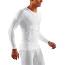 SKINS Dnamic Top Long Sleeve White Men