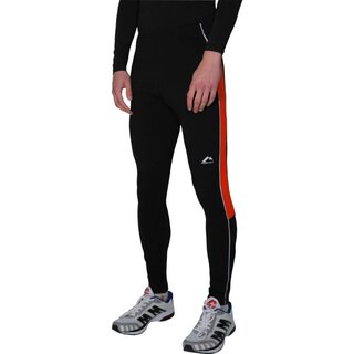 MoreMile Winterlaufhose Montreal schwarz-rot