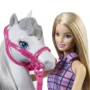 Mattel DHB68 Barbie Puppe mit Pony