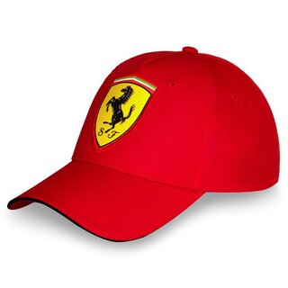 Offizielle 2018 Scuderia Ferrari Fanwear Red Carbon Baseball Cap Erwachsene One Size