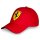Offizielle 2018 Scuderia Ferrari Fanwear Red Carbon Baseball Cap Erwachsene One Size