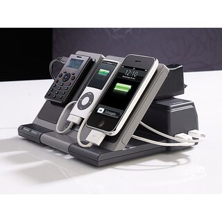Revolt Multi-Ladestation "Power Source I" für iPhone, Handy & Co